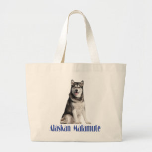 Love Alaskan Malamute Puppy Dog Tote Bag