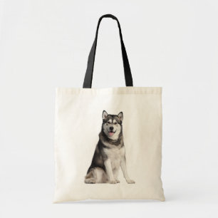 Love Alaskan Malamute Puppy Dog Tote Bag