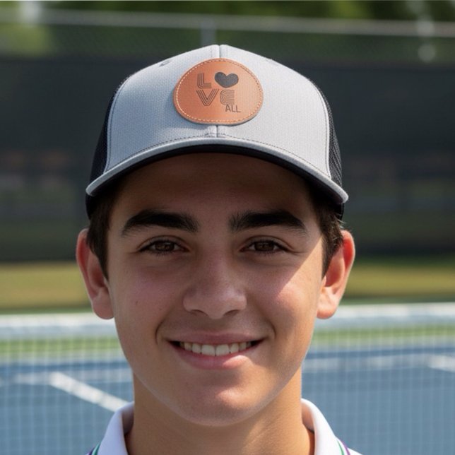 Love All High School Tennis Team Leather Patch Hat (Creator Uploaded)