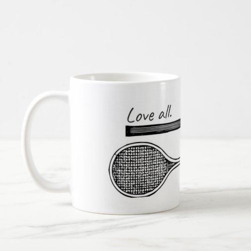 Love All Tennis Mug