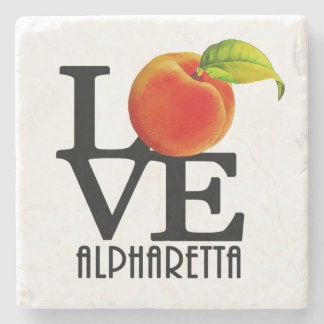 LOVE Alpharetta Stone Coaster