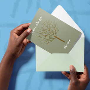 Love Always Grows Heartwarming-Encouragement Thank You Card