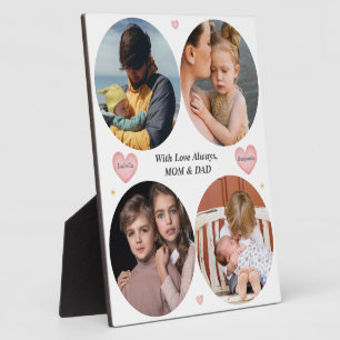 Love Always – Mom & Dad 4-Photo Family plaque