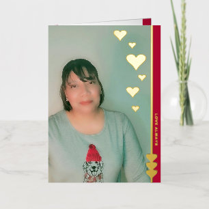 Love Always Personalized Photo Foil Card