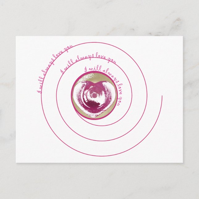 Love Always Postcard (Front)