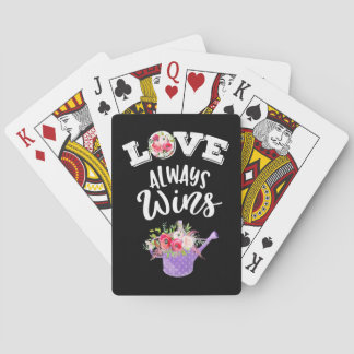 Love Always Win Poker Cards