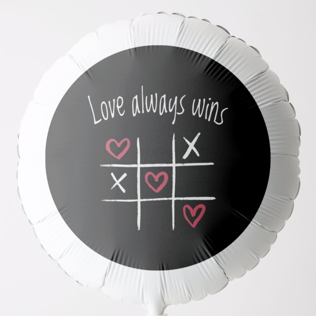 Love always wins balloon (Front)