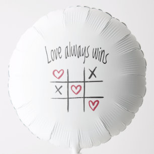 Love always wins balloon