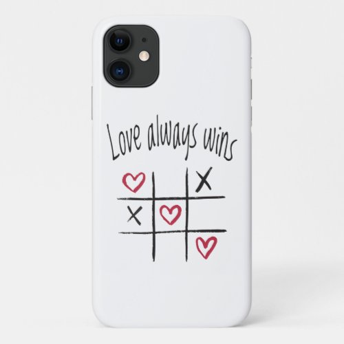 Love always wins iPhone 11 case