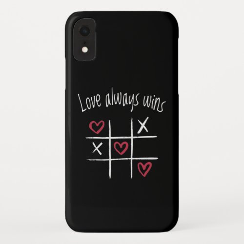 Love always wins iPhone XR case