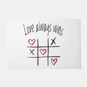 Love always wins doormat