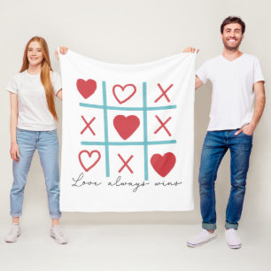 Love Always Wins Fleece Blanket
