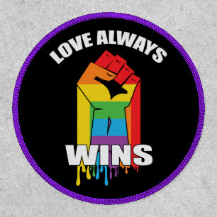 Love Always Wins Gay LGBT Patch