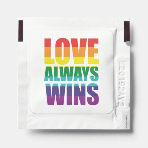 Love Always Wins Hand Sanitizer Packet