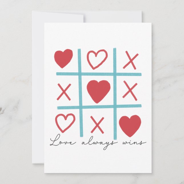 Love Always Wins Holiday Card (Front)