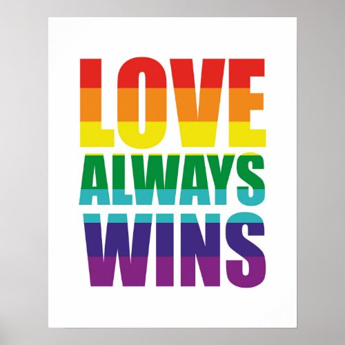 Love Always Wins Poster