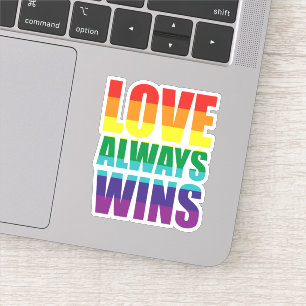 Love Always Wins Sticker
