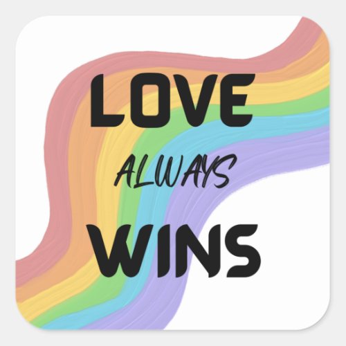 Love Always Wins sticker set 