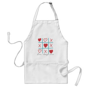 Love Always Wins Valentine Day Adult Apron