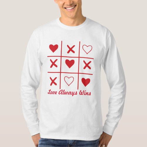 Love Always Wins Valentins day T_Shirt