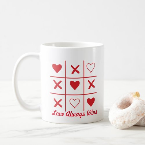 Love Always Wins Valentins day T_Shirt Coffee Mug