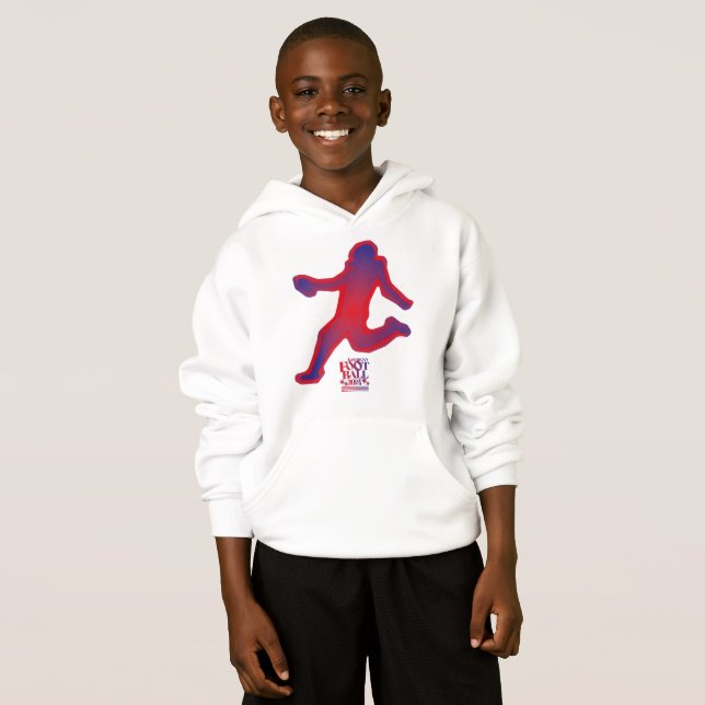 LOVE AMERICAN FOOTBALL BY MASANSER PIXELAT HOODIE (Front Full)