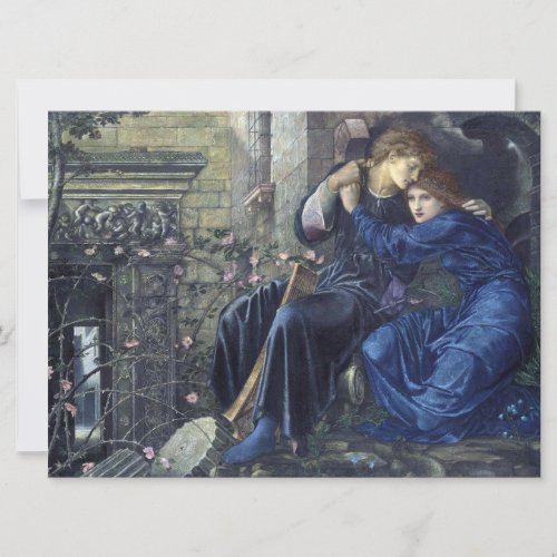 Love Among the Ruins by Edward Burne_Jones Card