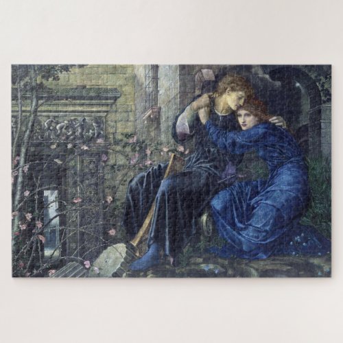 Love Among the Ruins by Edward Burne_Jones Jigsaw Puzzle
