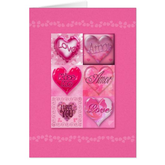 Love / Amor Cards (Front)