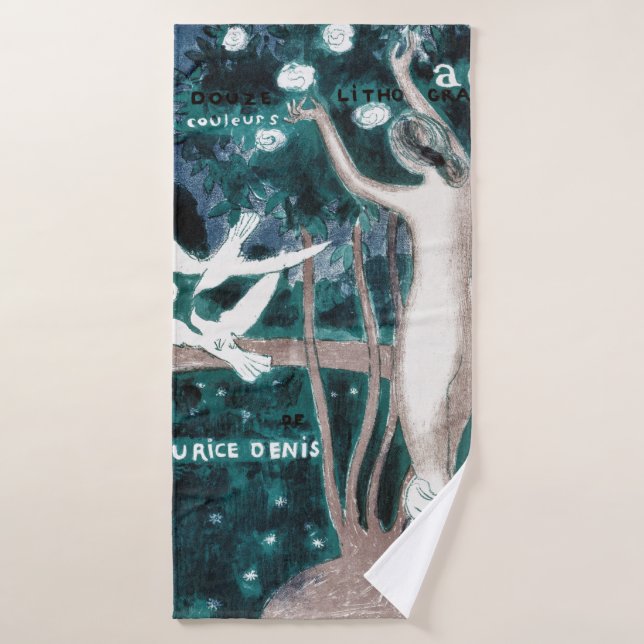 Love (Amour), Maurice Denis Bath Towel (Bath Towel)