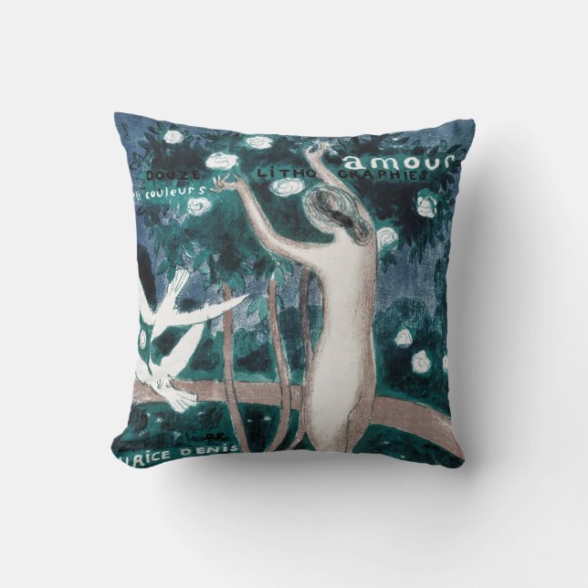 Love (Amour), Maurice Denis Throw Pillow (Front)