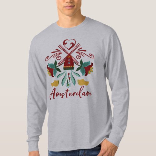 Love Amsterdam  Netherlands Holland T_Shirt