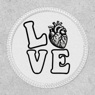 LOVE Anatomical Human Heart Patch