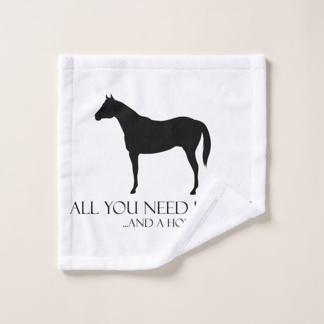 Love And A Horse Wash Cloth (Wash Cloth)
