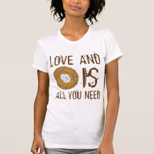 Love and a Latke Is All You Need Jewish Holiday T-Shirt