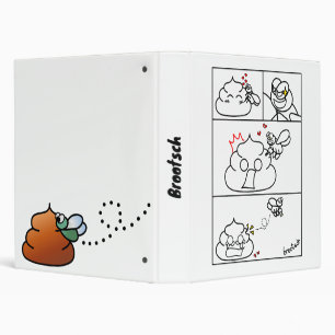 Love and Betrayal - Brootsch the PooPoo 3 Ring Binder