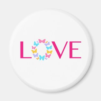 Love and Butterflies Magnet