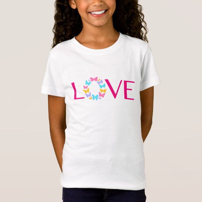 Love and Butterflies T-Shirt (Front)