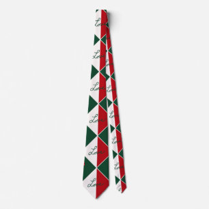 Love and Candy Canes Neck Tie