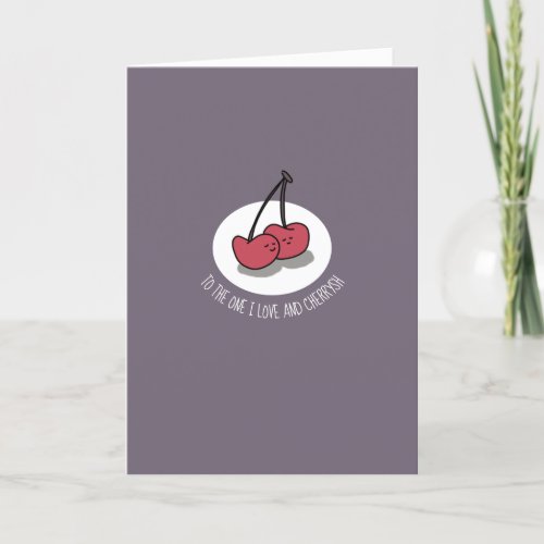 Love and Cherrysh Greeting Card