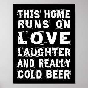 Love and Cold Beer Poster