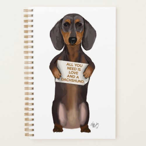 Love and Dachshund Planner