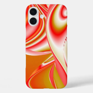 Love and Gold Abstract 3D Rainbowart iPhone 16 Plus Case
