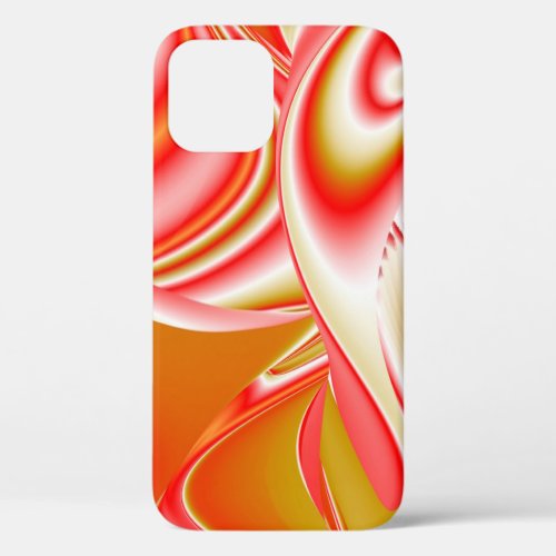 Love and Gold Abstract 3D Rainbowart iPhone 12 Case