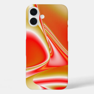 Love and Gold Abstract 3D Rainbowart iPhone 16 Plus Case
