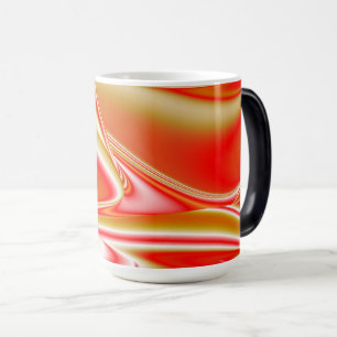 Love and Gold Abstract 3D Rainbowart Color Morph Mug