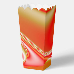 Love and Gold Abstract 3D Rainbowart Favor Boxes