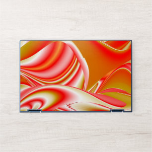 Love and Gold Abstract 3D Rainbowart HP Laptop Skin