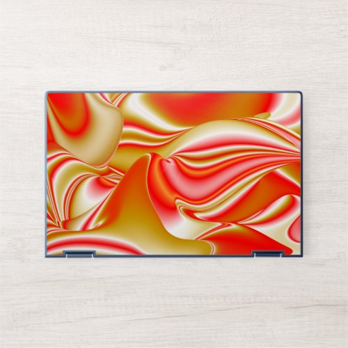 Love and Gold Abstract 3D Rainbowart HP Laptop Skin