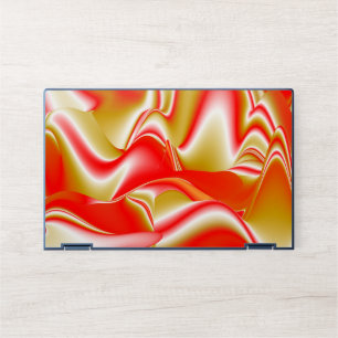 Love and Gold Abstract 3D Rainbowart HP Laptop Skin